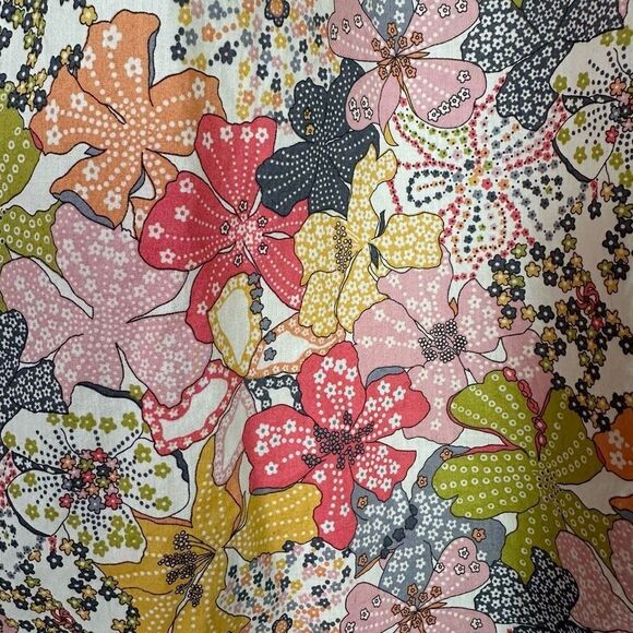 J. Crew Smocked puff-sleeve top in Liberty® Mauvey floral size XS - Picture 6 of 9